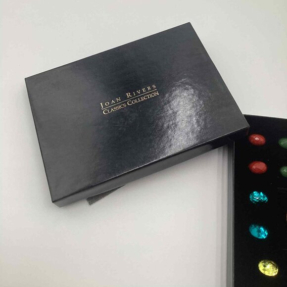 Joan Rivers Classics Collection Interchangeable Earrings Set – 12 Faceted Stones - Picture 2 of 10